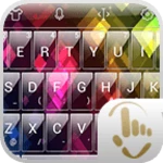 theme x touchpal glass rainbow android application logo